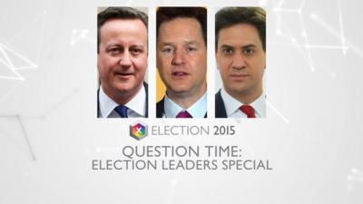Question Time Election Leaders Special
