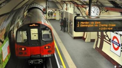 A tube train