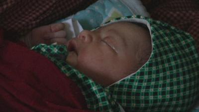 Baby born in Nepal field hospital