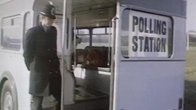 Bus polling station