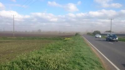 Fen Blow in Mepal, Cambridgeshire