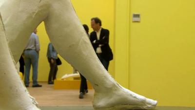 Sculpture by Sarah Lucas