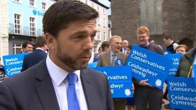 Conservative Welsh Secretary Stephen Crabb