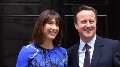 David and Samantha Cameron