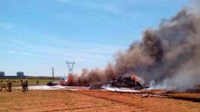 Seville plane crash aftermath