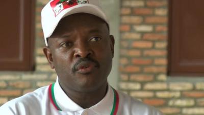 Burundi's President Pierre Nkurunziza