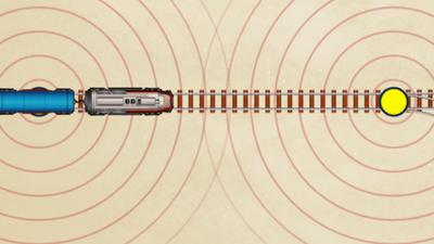 Illustration of Positive Train Control system