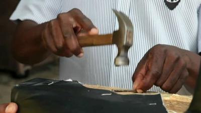 Furniture maker in Zambia