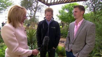 Prince Harry and Matt Keightley