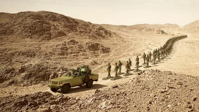 Soldiers in Western Sahara