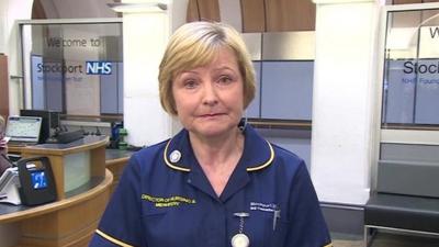 Judith Morris, the Director of Nursing and Midwifery at Stepping Hill Hospital