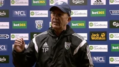 West Bromwich Albion boss Tony Pulis