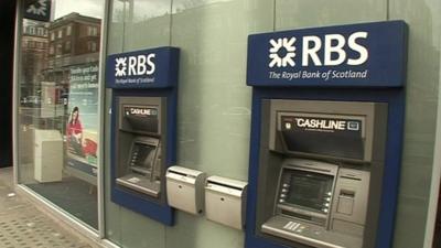 RBS cash machines