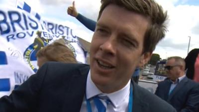 Bristol Rovers manager Darrell Clarke