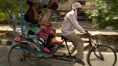 Rickshaw in Delhi