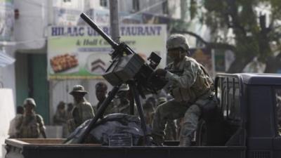 Somali soldier - file image