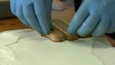 The largest ever tiramisu