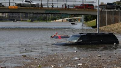 Vehicle in the water