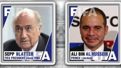 The two contenders for the Fifa leadership