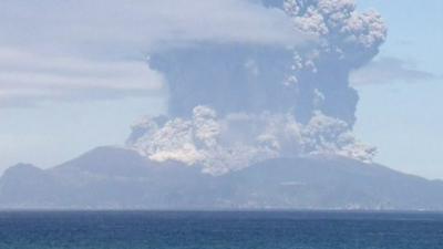 Mount Shidake volcano