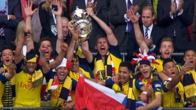 Arsenal lift FA Cup for a record twelfth time