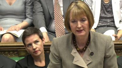 Harriet Harman at PMQs