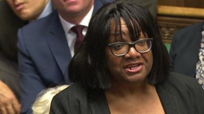 Diane Abbott at PMQs