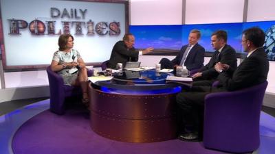 Jo Coburn, Andrew Neil, Chris Bryant, David Gauke and James Landale