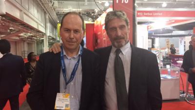 John McAfee with Rory Cellan Jones