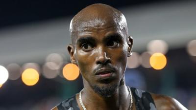 Double Olympic champion Mo Farah