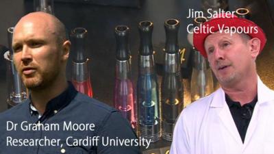 Dr Graham Moore and Jim Salter