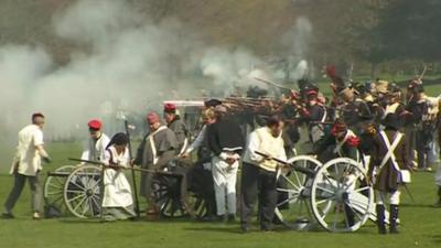 The 200th anniversary of the Battle of Waterloo will be marked by re-enactments and ceremonies