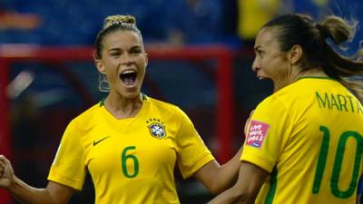 Women's World Cup: Brazilian Marta's record-breaking goal