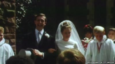 Richard and Sallie Birtwisle on the wedding day