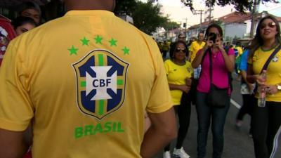 Brazilian football fans