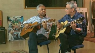 Caetano Veloso and Gilberto Gil