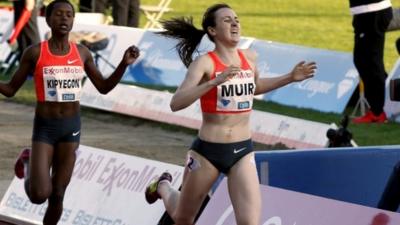 Laura Muir of Great Britain