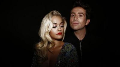 Rita Ora and Nick Grimshaw