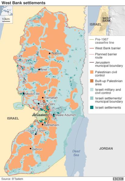 map of jewish settlements in the west Israel Approves First New West Bank Settlement In 20 Years Bbc News map of jewish settlements in the west