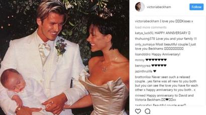 David And Victoria Beckham 18 Years Married In Pictures Bbc News