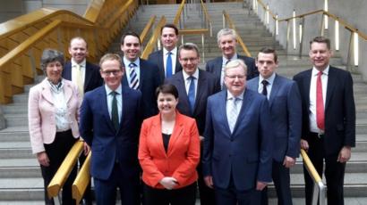 Scottish Conservatives Unveil Shadow Cabinet Bbc News