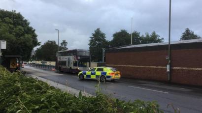 Bus Passenger Killed In Newton Abbot Emergency Stop Bbc News