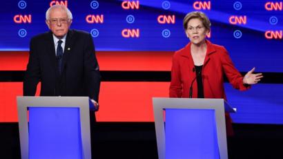 Us Election Sanders Said No Woman Could Win Warren Says