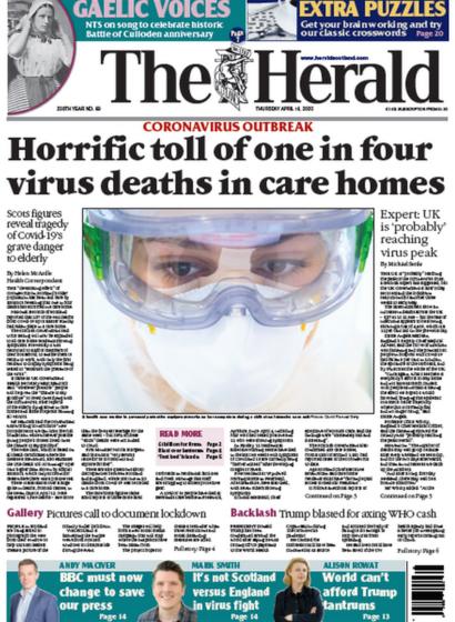 Care Home Deaths Scotland England