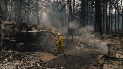 1000 شخص في عداد المفقودين جراء حرائق غابات كاليفورنيا Bbc News