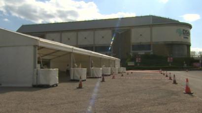 Drive Through Blood Tests Offered At Sheffield Arena Bbc News