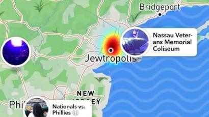 New York Renamed Jewtropolis In Map Hack Bbc News