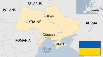 ukraine on a map Ukraine Country Profile Bbc News ukraine on a map