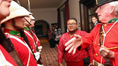 Zulu Queen Visits Wales Ahead Of 1879 War Anniversary Bbc News