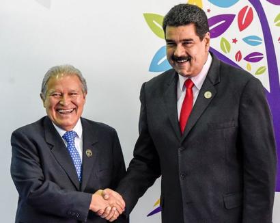 Sanchez Ceren y Maduro
